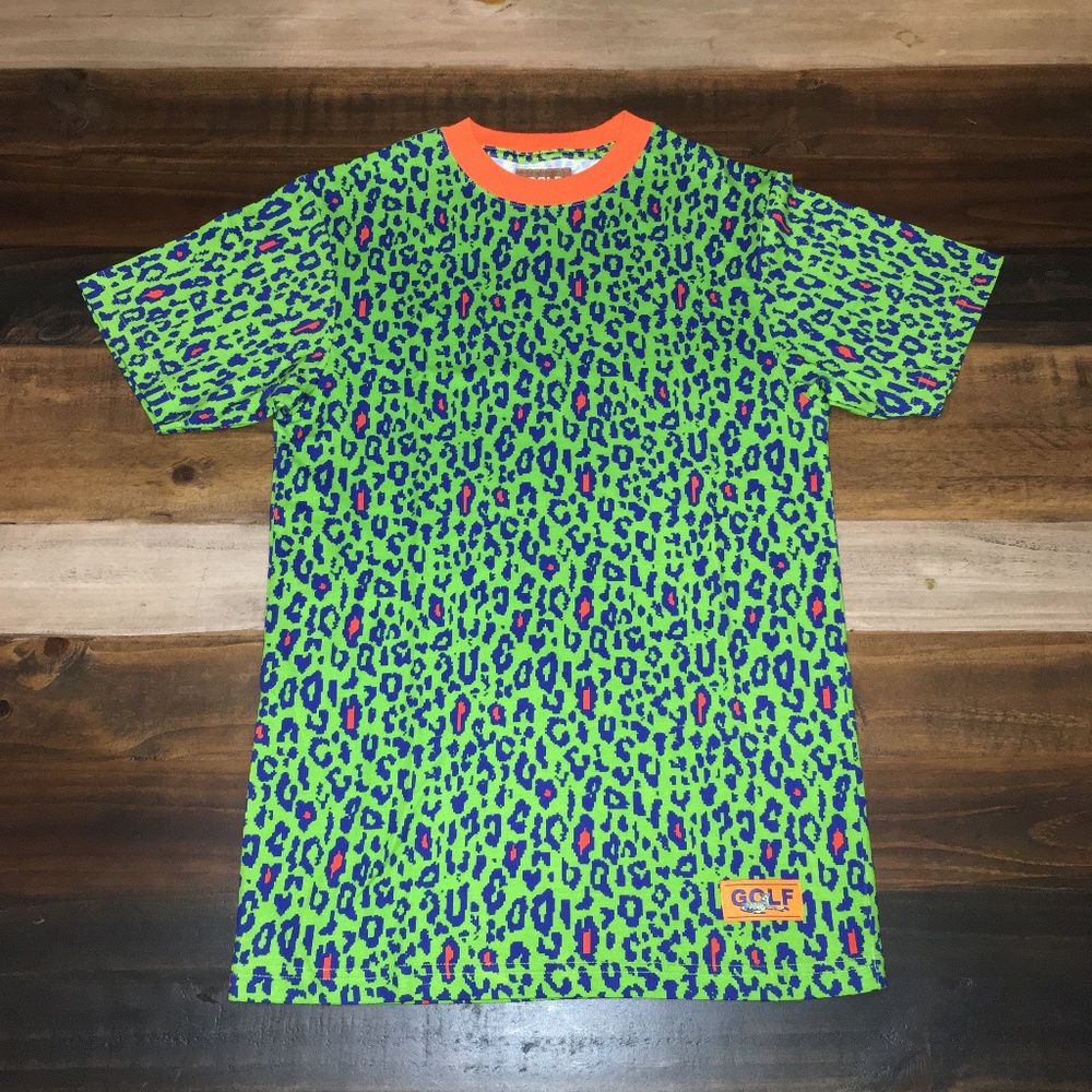 Golf Wang Digi Cheetah Cut & Sew tshirt